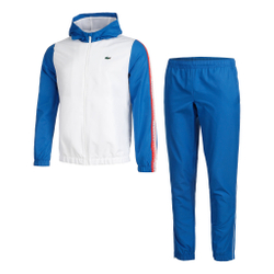 Мужские теннисные Костюмы Lacoste Tracksuit Men - White, Blue