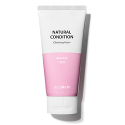 The Saem Natural Condition Weak Acid Cleansing Foam очищающая пенка для чувствительной кожи