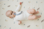 Пелёнки муслиновые BUBA KIDS, 2 шт., Таежная ночь/ нежно-голубой, 75х115