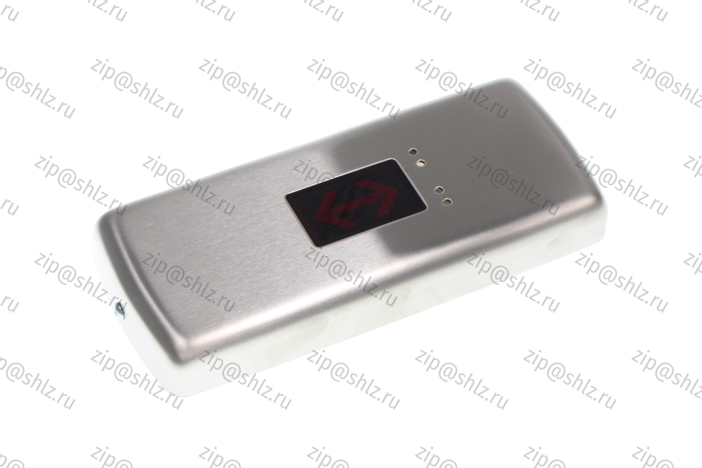 Указатель двусторонний лифтовой направления движения кабины, красная подсветка, сатинированная (шлифованная) нержавеющая сталь, УЛ11Н22053АЩУ3, 0601Щ.12.01.600А-10