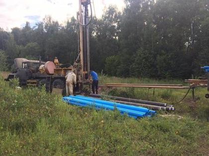 Произведен монтаж обсадных труб