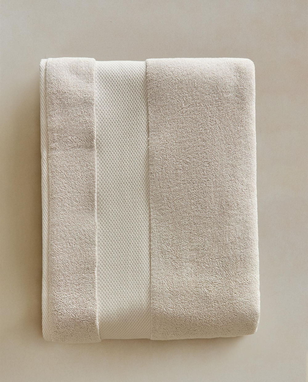 Zara Home - Очень мягкое банное полотенце (800 гхм2), бежевый, 30х50 см