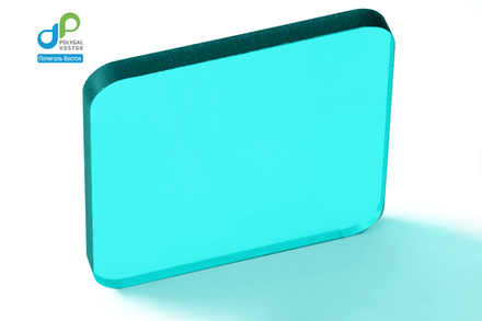 Монолитный поликарбонат 2х2050х3050 Бирюза Колибри (гарантия 14 лет) (75 л в пал.)