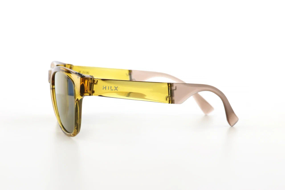 Спортивные очки HILX Unfold Shiny Crystal Yellow / Gold Polarized Lens