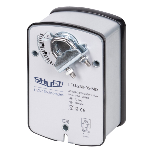 Электропривод с возвратной пружиной SHUFT LFU-230-05-MD