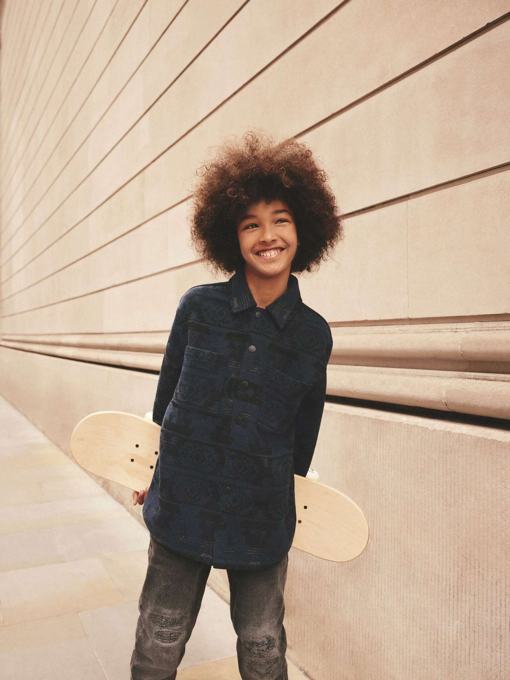 Рубашка для мальчика Next 585-836, Темно-синий