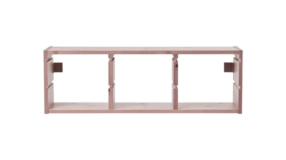 Полка навесная - аналог IKEA TROFAST/ТРУФАСТ/СЫНОД, 93x30x21см,  светло-бежевый