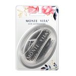 Шпильки для волос НАБОР 60 шт., 4,5 см, 5 см, 6 см, в кейсе, чёрный, MONTE VITA, 457104