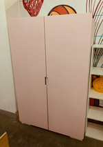 Шкаф 2-х дверный 1200 МДФ белый/орхидея