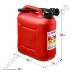 ЗУБР 10 л, пластиковая канистра (38366-10)