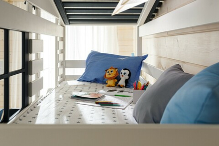 арт. 8266 Кровать 2-яр. - домик №20