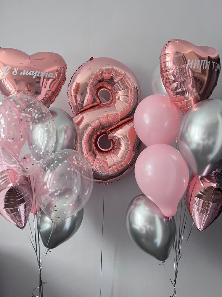 Набор шаров 8 марта №4