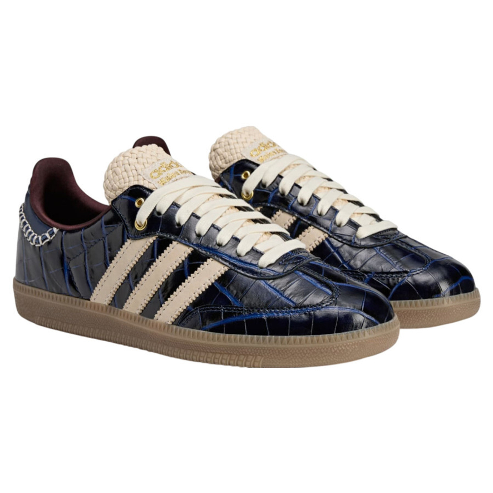 Wales Bonner x Adidas Samba OG "Croc - Collegiate Navy"
