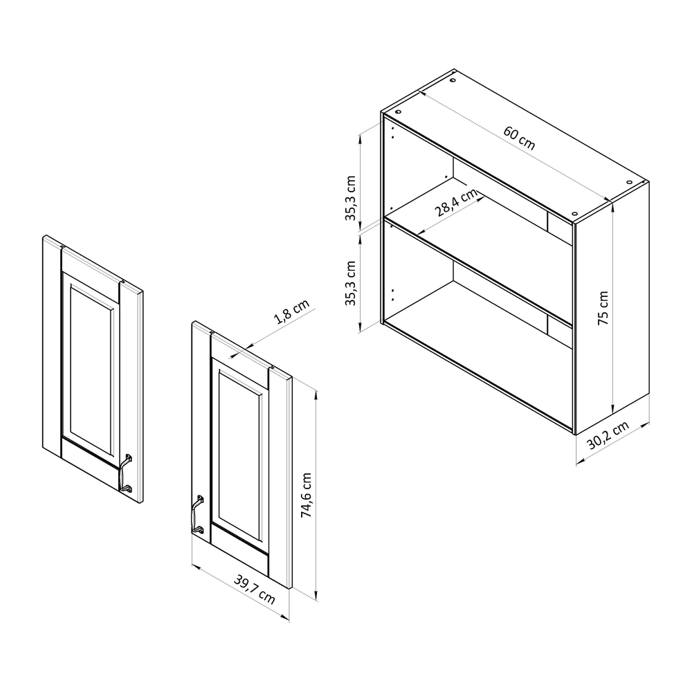 Кухня 200 см Венесуэла из массива сосны (5 модулей) со столешницей, в прозрачном лаке