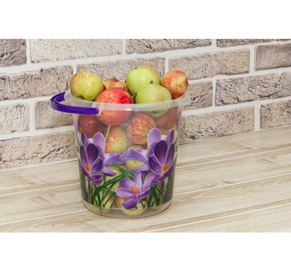 Ведро ДЕКО 5л с рисунком М2425