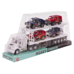 Автовоз ин. 34см +4машины, ПК 99A7-1