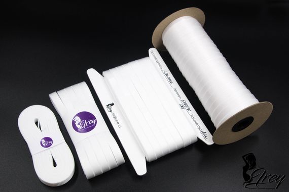 001 640/10 Бретель Lauma 10 мм, белый 001