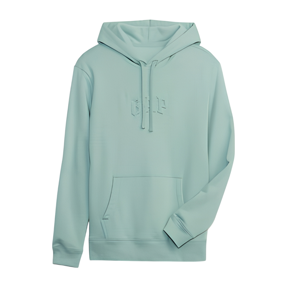 Худи Gap Raised Mini Arch Logo Green Tea