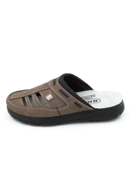 502 | "Ivan leto" | Коричневые мужские сабо с закрытым носом