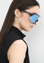 Спортивные очки с диоптриями 100% S3 Matte Black / HiPER Blue Mirror Lens