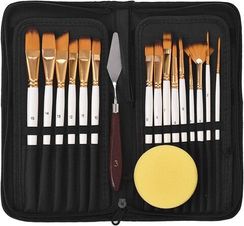 Fırça dəsti \ Paint Brush Set 15 Different Shapes & Sizes