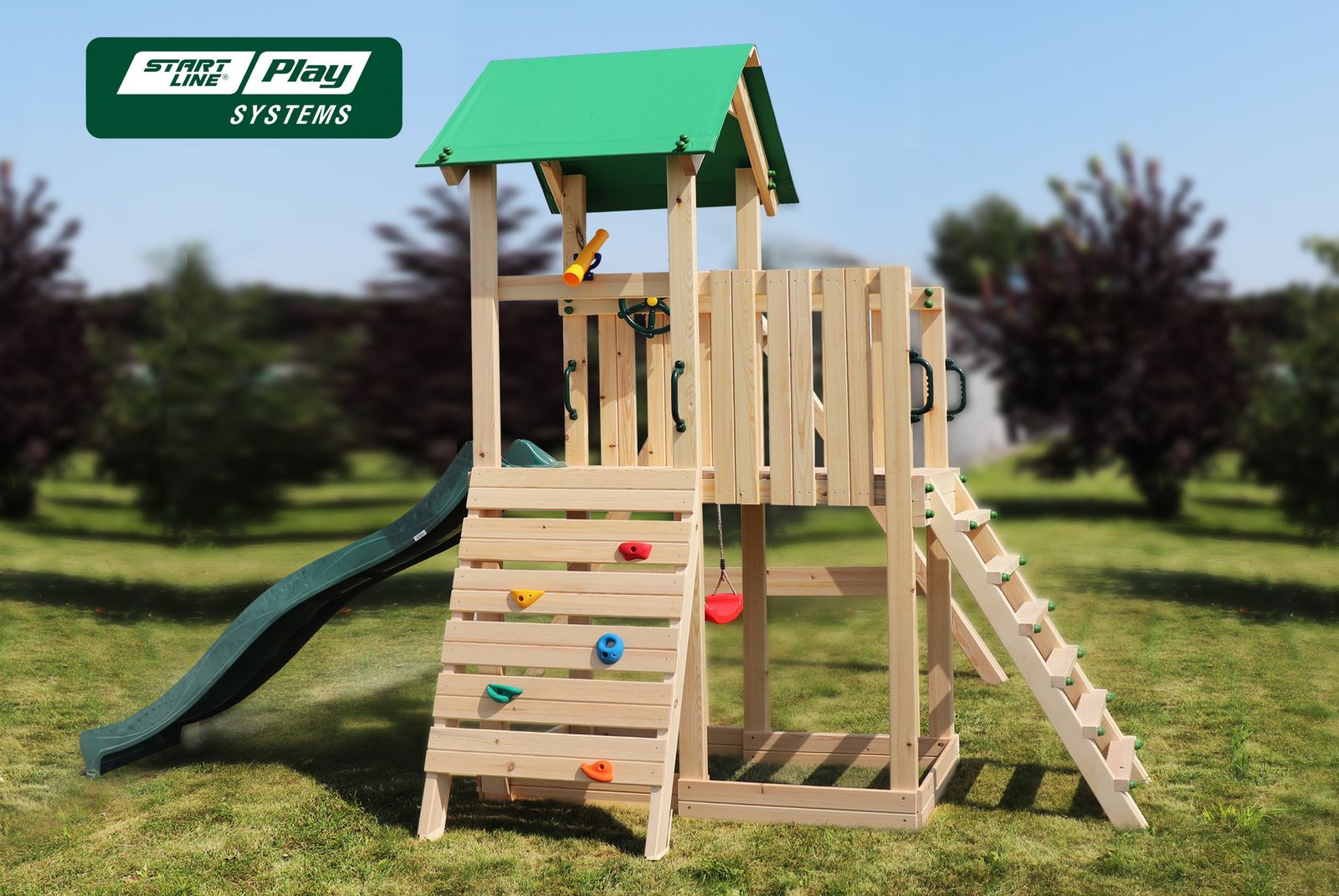 Детский городок KIDS эконом (green) фото №3