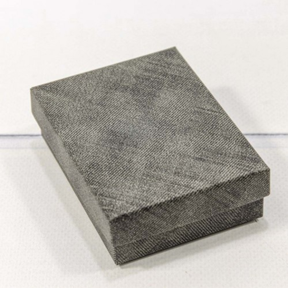 Коробка Ювелирная 7х9х2.8 см (Серый)