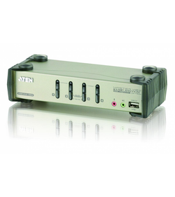 Переключатель электронный ATEN 4-Port PS/2-USB VGA/Audio KVMP™ Switch with OSD