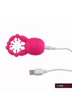 Мини-вибратор с усиками Maro Kawaii 4 (Цвет: ярко-розовый)