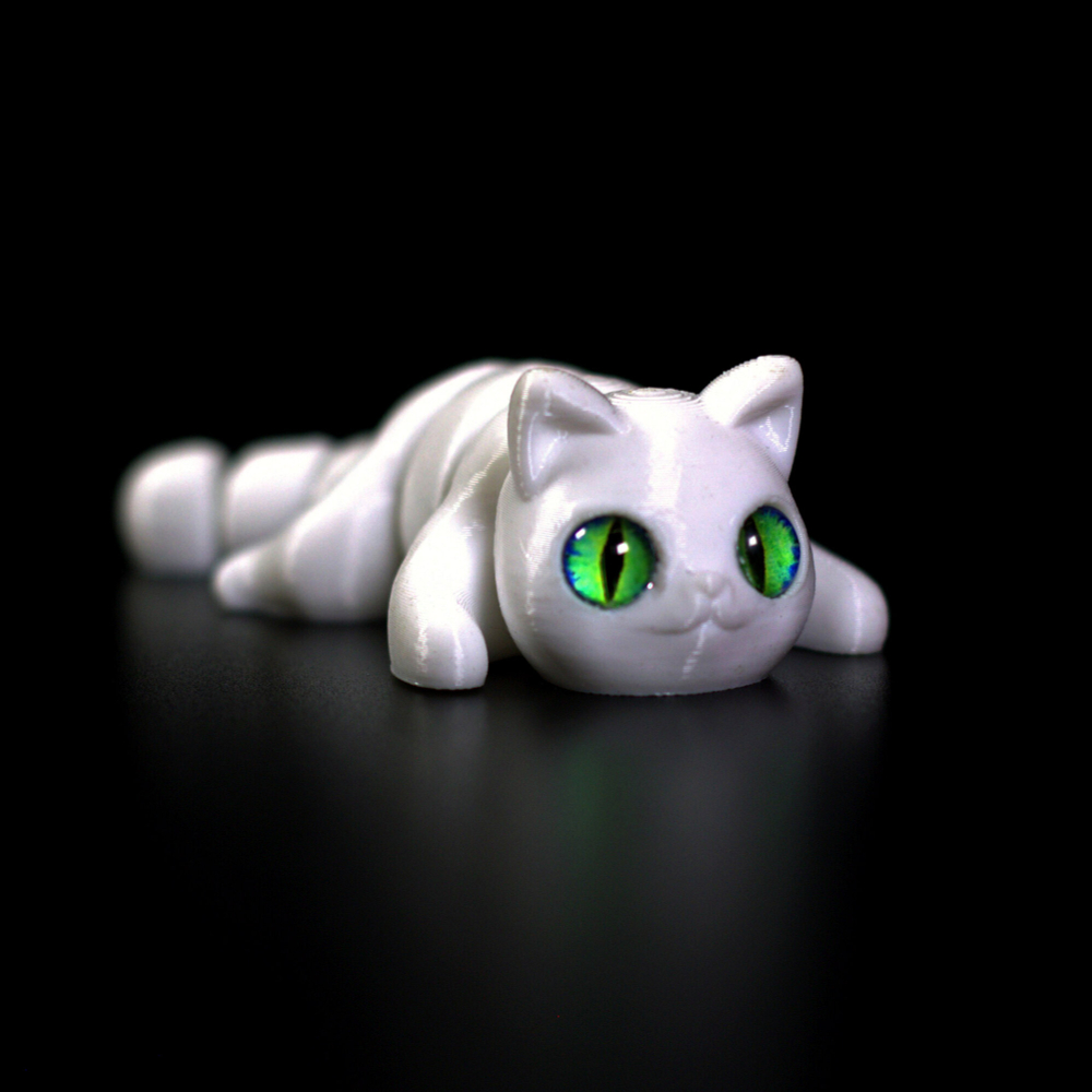 Мини котёнок игрушка антистресс, 10 см., белый