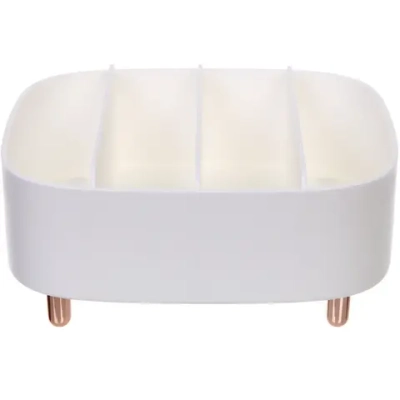 Органайзер для хранения «ПИАНОНО», цвет белый, 4 отделения, 20*8,6*20,6см (коробка)