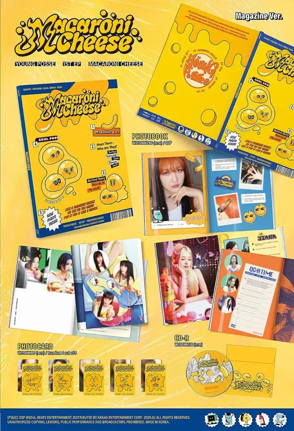 Альбом YOUNG POSSE - MACARONI CHEESE [Magazine ver.]