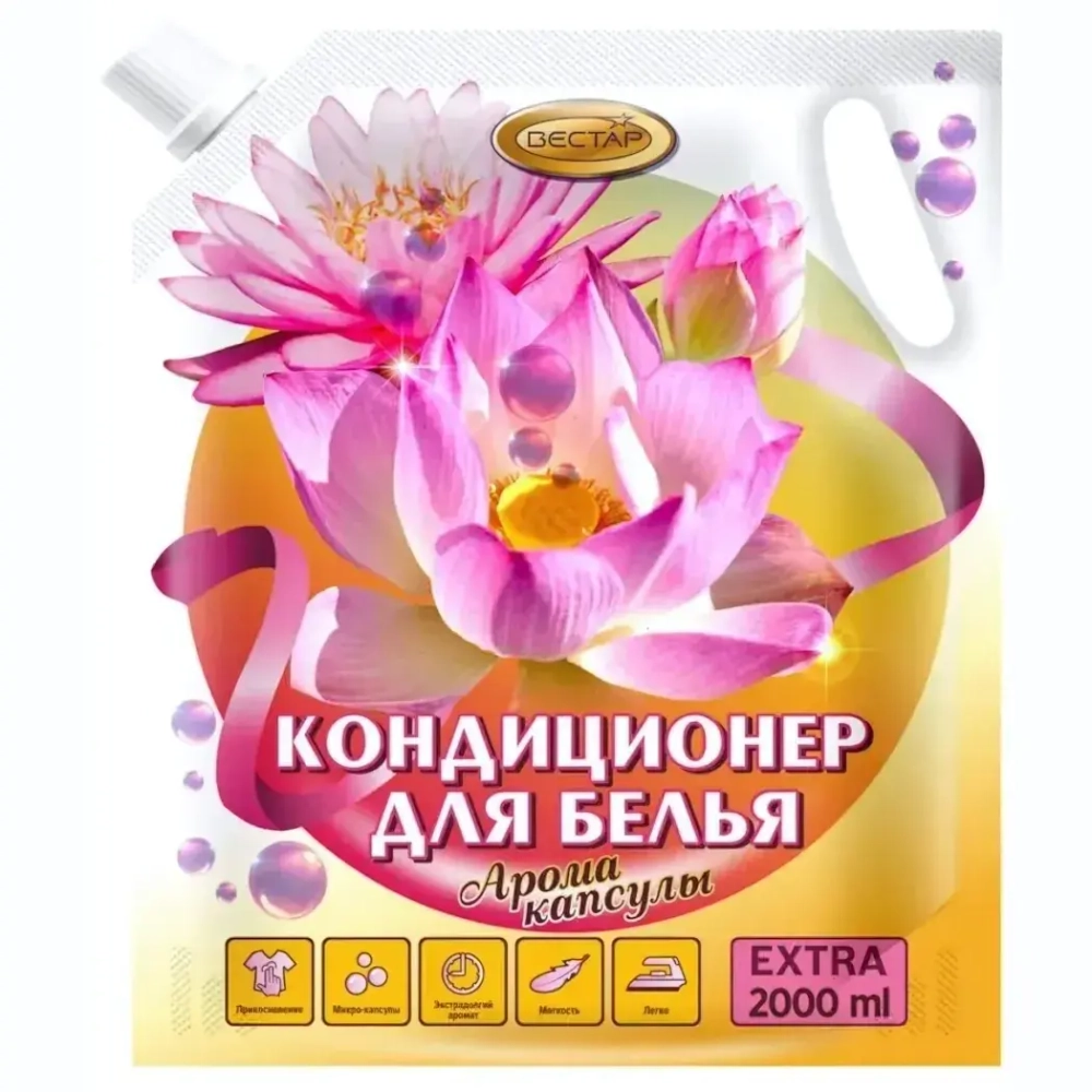 Кондиционер для белья 2л Вестар Лотос дой-пак