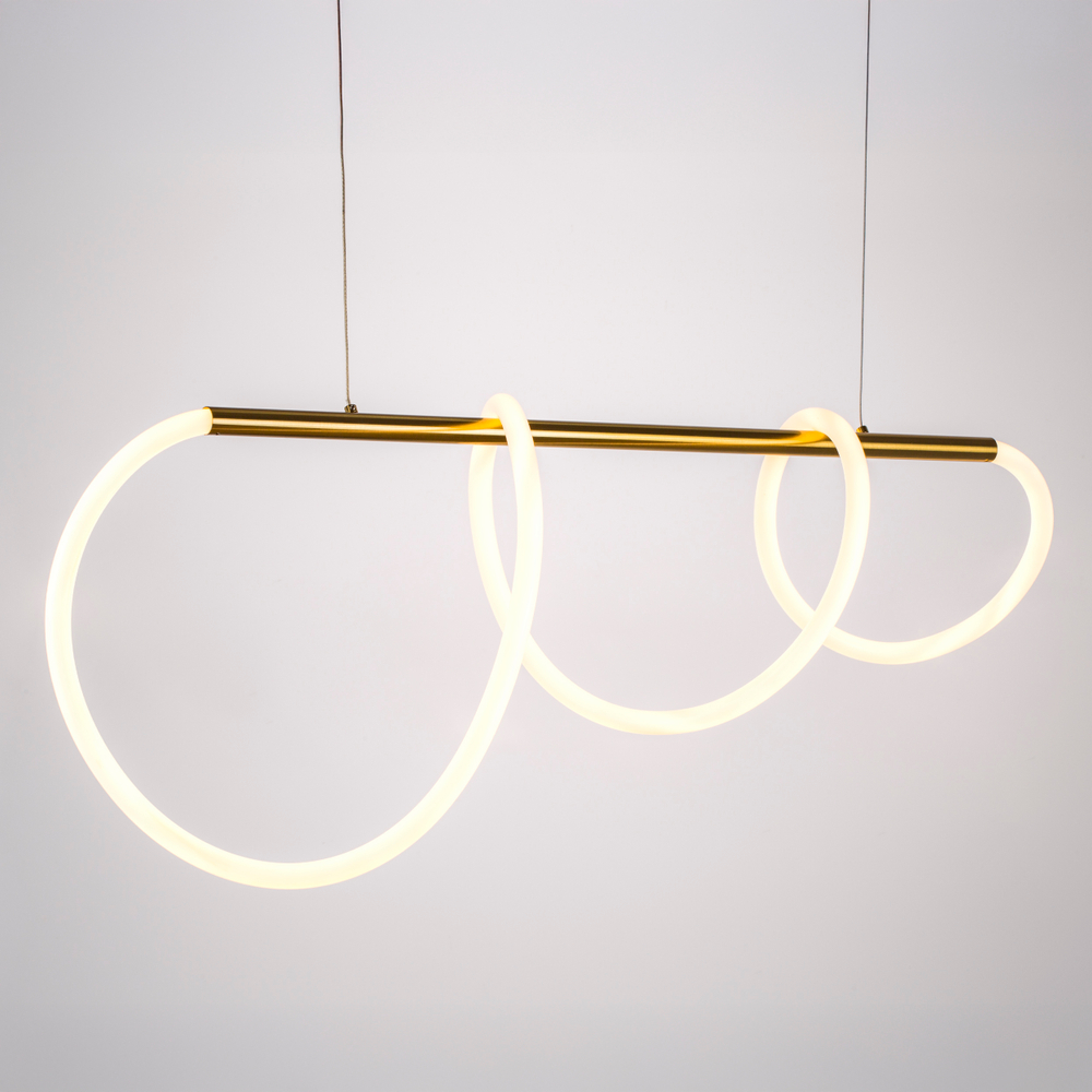 637083 Люстра CORINTO 40W LED 2850LM ЗОЛОТО 3000K IP20