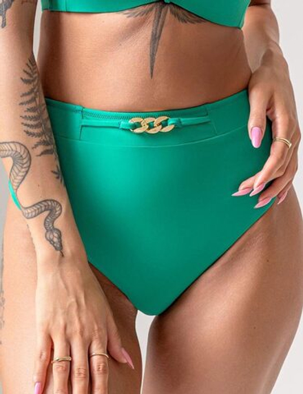 Плавки Kris Line California бразилиана High Waist (зеленый)