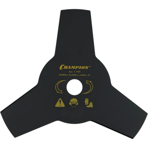 Нож CHAMPION для триммера 3-х зубчатый d=255*25.4mm (тип А)   C5101