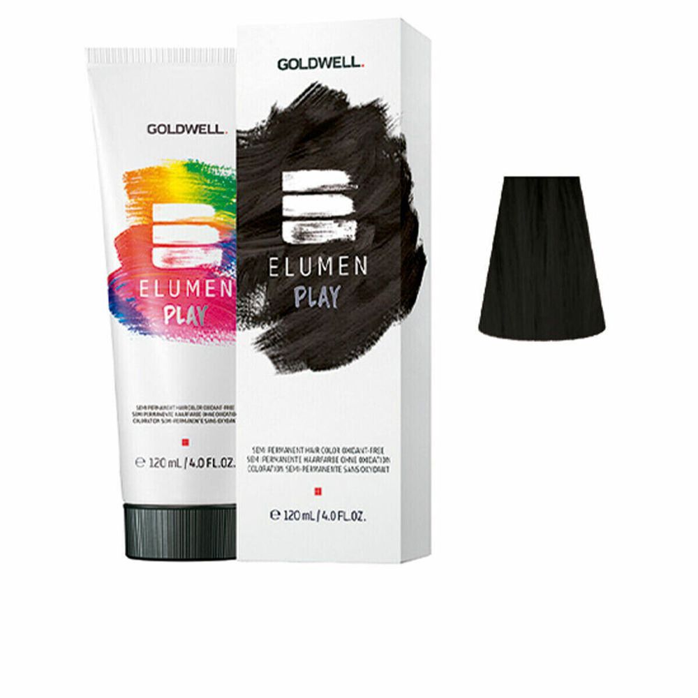 Краска полуперманентная Goldwell ELUMEN PLAY black 120 ml