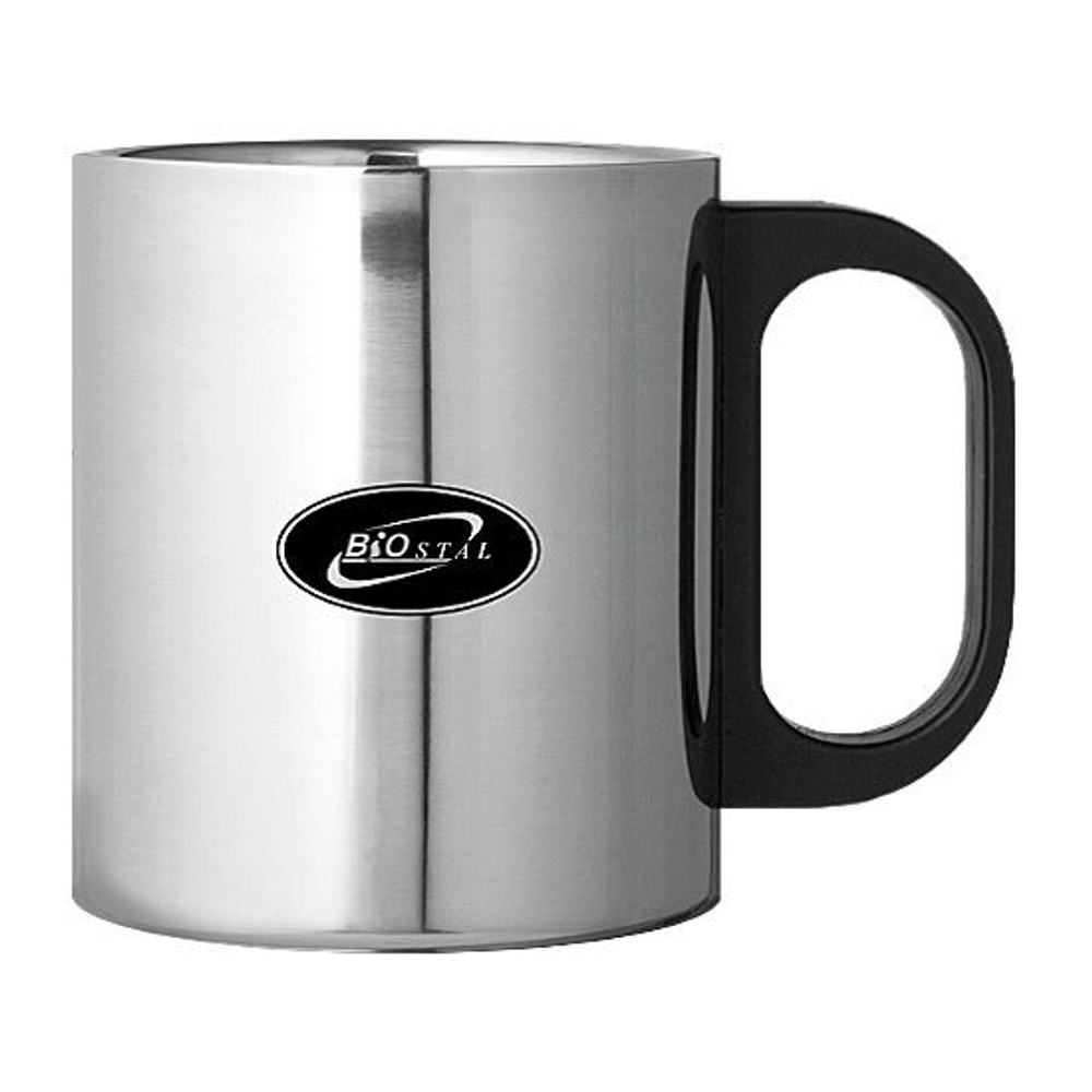 Термокружка Biostal (0,3 литра) с пластиковой ручкой