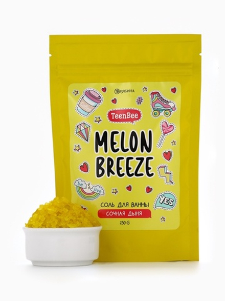 Соль для ванны, аромат дыни 250 г, TEEN BEE