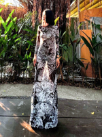 Платье y2k длинное полупрозрачное в сетку обтягивающее