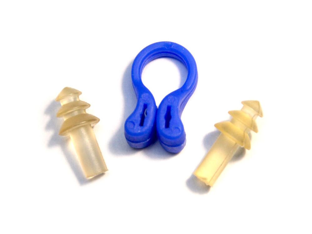 Набор для плавания ( беруши + зажим носа ) на блистере, в упаковке 8 шт. :F-0122: