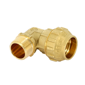 Угольник TIEMME ПНД 25 х 3/4* НР (винтовой)