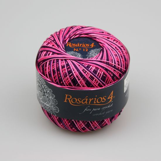 Пряжа ROSARIOS 4 Хлопок мерсеризованный принт № 12 (100% мерсеризованный хлопок)