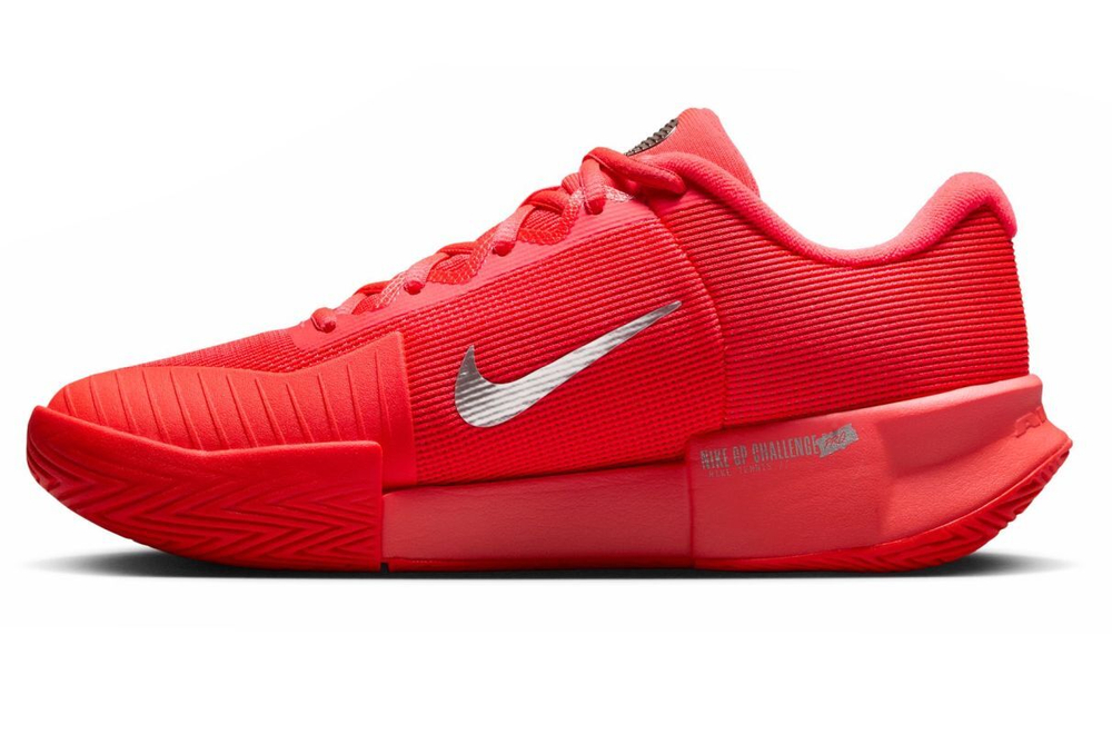 Женские теннисные кроссовки Nike Zoom GP Challenge Pro HC Premium - bright crimson/metallic silver