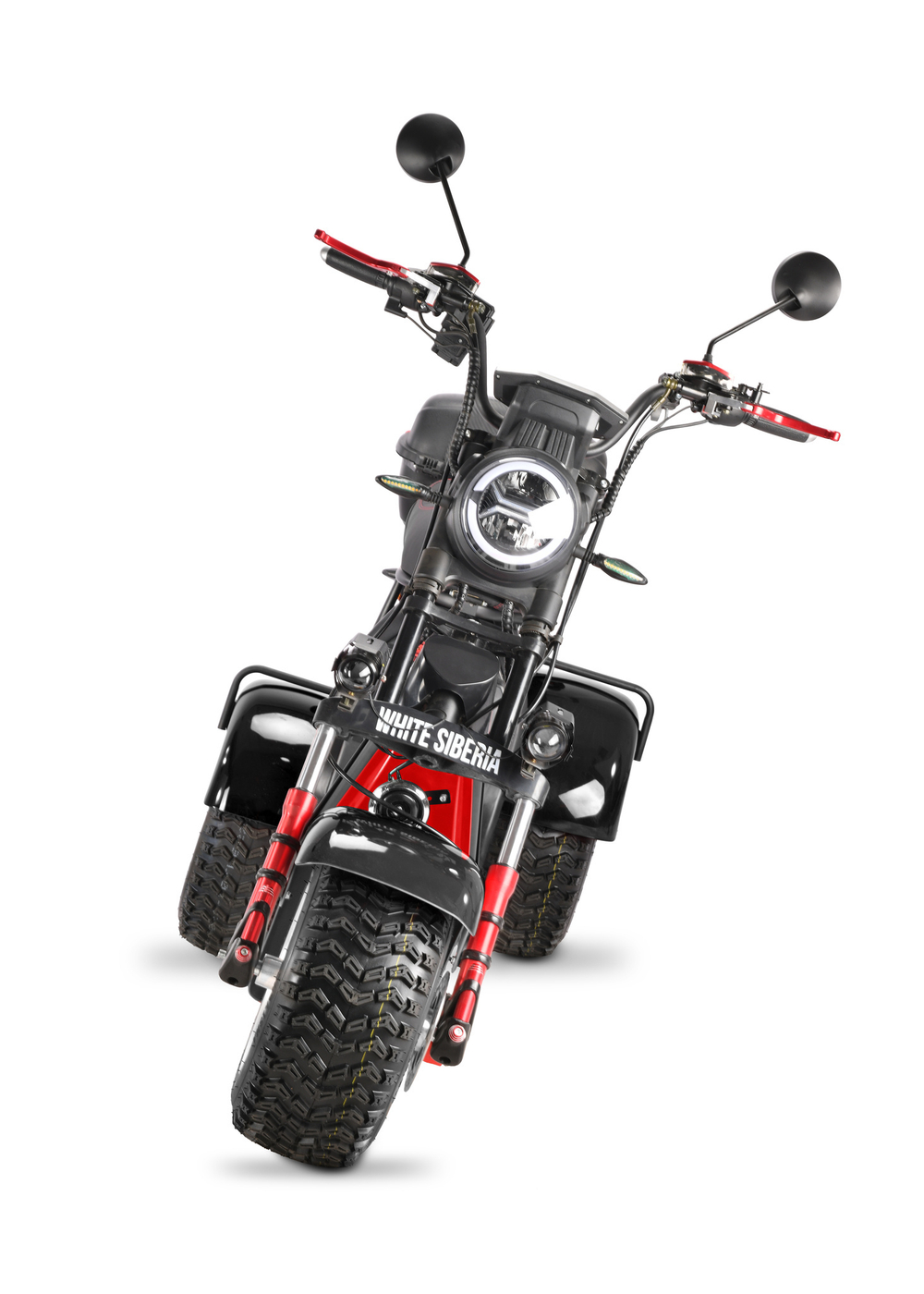 Электроскутер WHITE SIBERIA IKRA 5000W Black