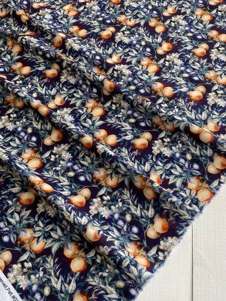 НОЧНОЙ МАНДАРИН, отрез 50 см 100% хлопок Handmade Fabrics 3