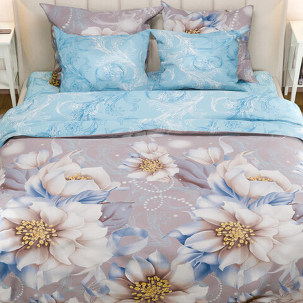 Комплект постельного белья "ВЛ. ВАНЕССА", бязь, 100% хлопок, Россия.