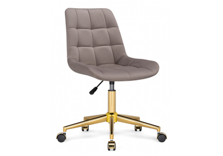 Офисное кресло Woodville Честер латте, золото