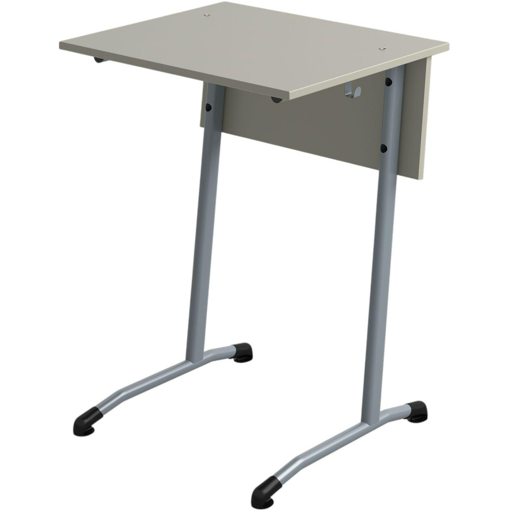 Парта МЕТ_ Стол ученический Гармония 1-мест.6г.р.серый/серый