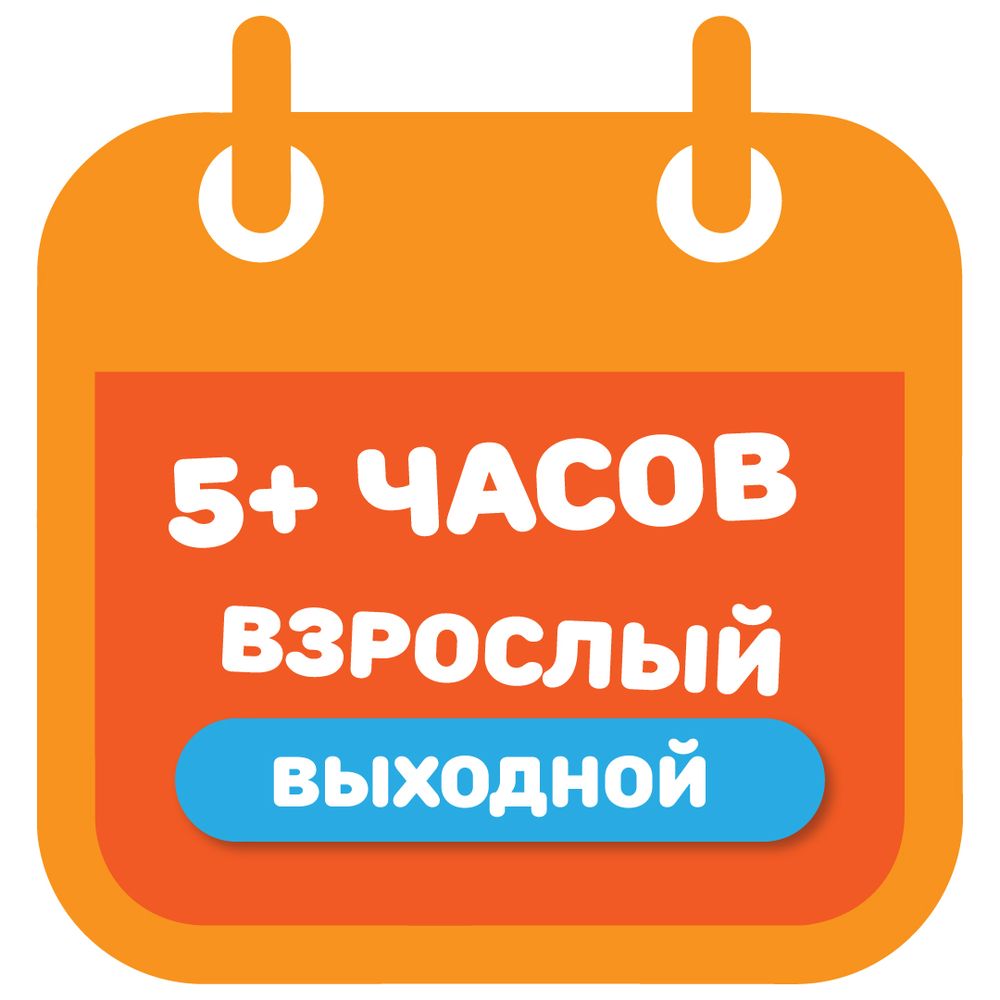 Взрослый билет на тариф "5+ часов" (выходные дни)